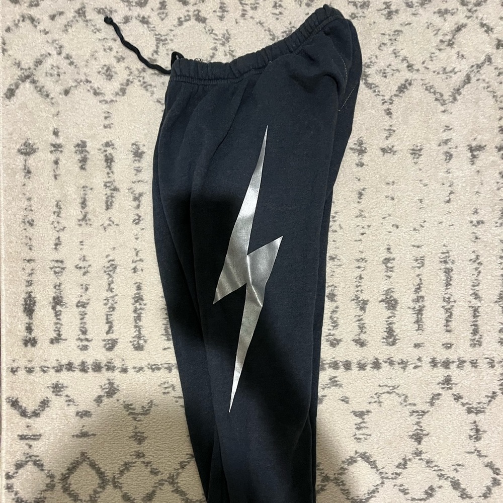 Aviator nation womens XS lightning bolt sweatpants